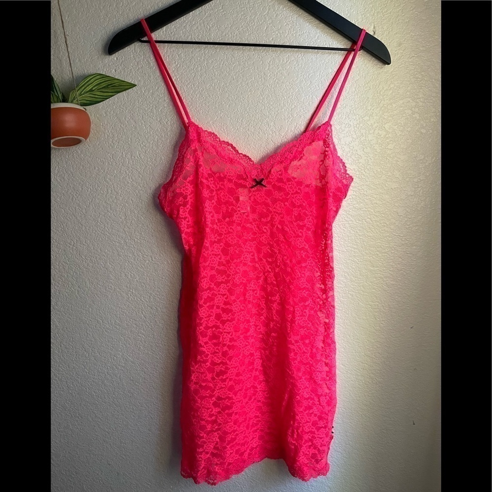 Victoria secret lace lingerie slip